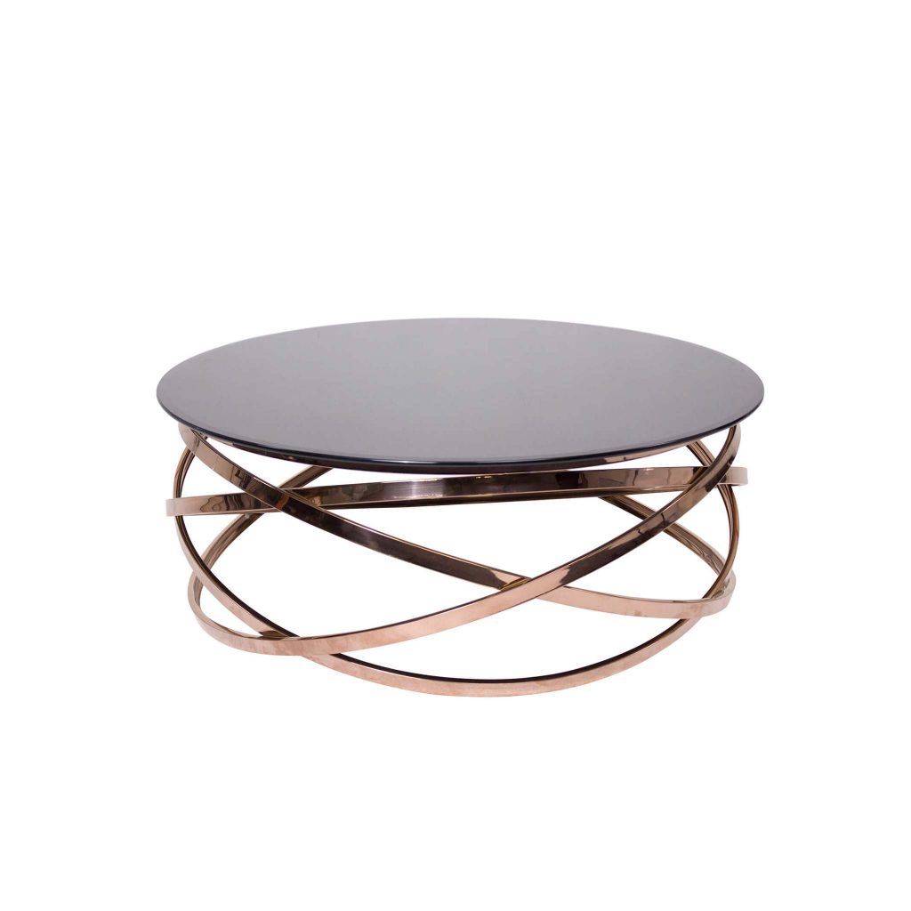 Rose Gold Coffee Table - Furniture Vibe