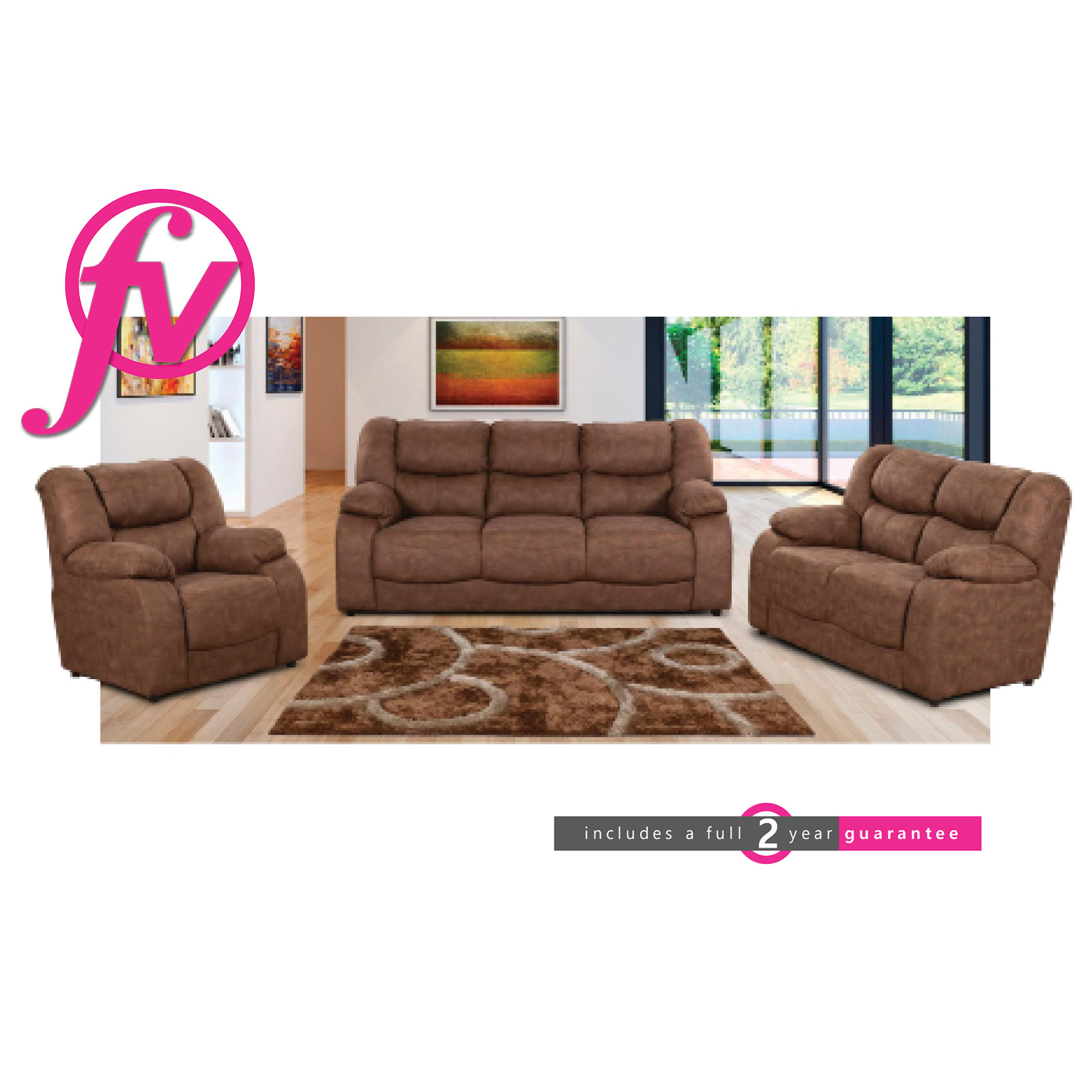 Caledon lounge suite Furniture Vibe