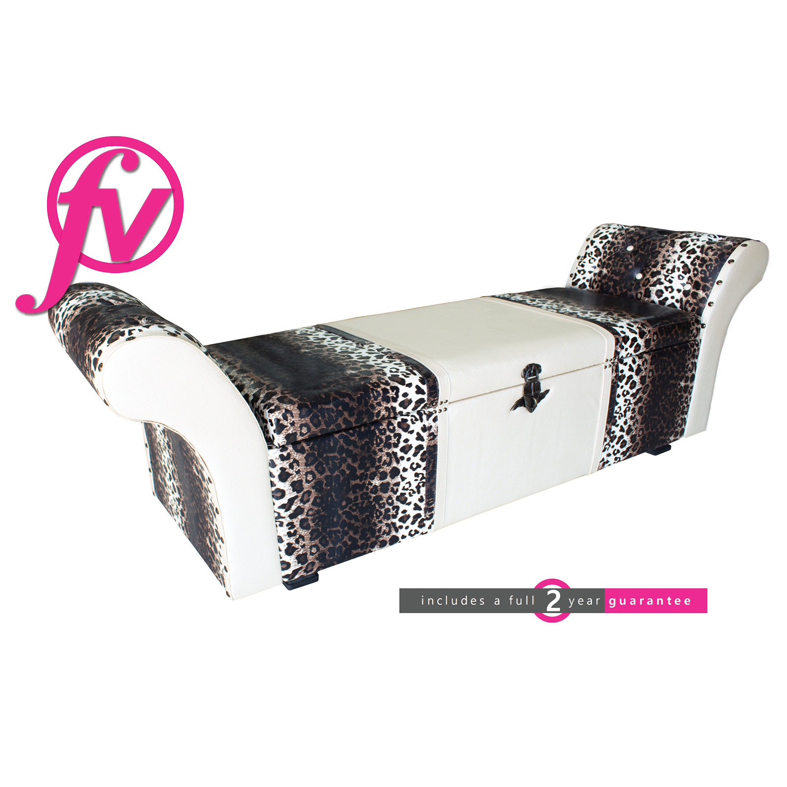 Trunk Bench Leopard Print Furniture Vibe