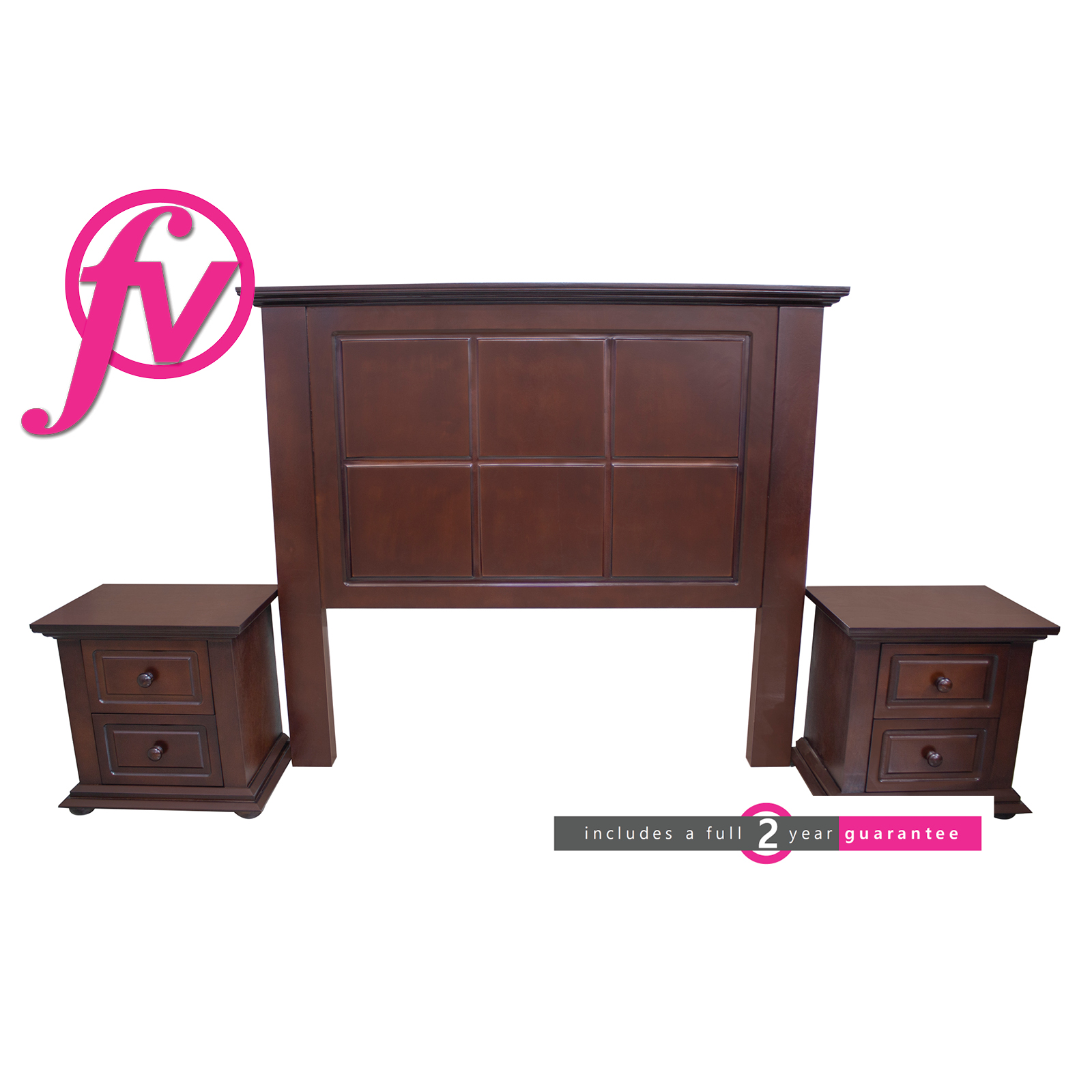 Savoy headboard and pedestals Furniture Vibe