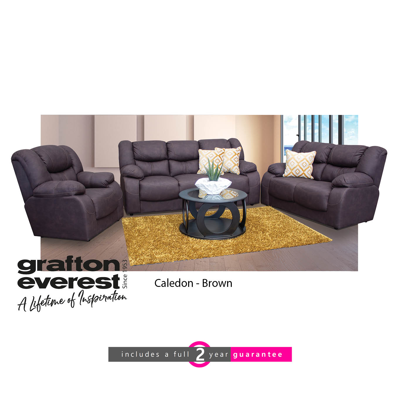 Grafton Everest Caledon Addo Asphalt Furniture Vibe