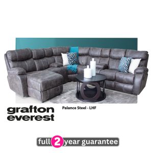 Grafton Everest Nevada - LHF - 7 pce corner -  Palance Steel