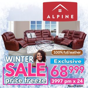 Alpine Rocco 5 action - Nyati tan - Electric Recliner