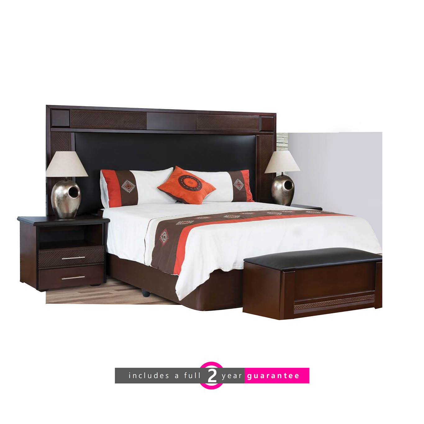 Safari headboard & pedestals Furniture Vibe