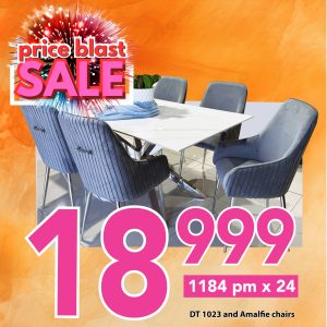 DT 1023 dinette - amalfie chairs