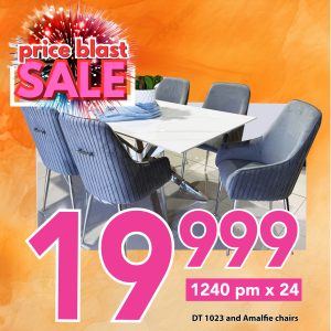 DT 1023 dinette - amalfie chairs