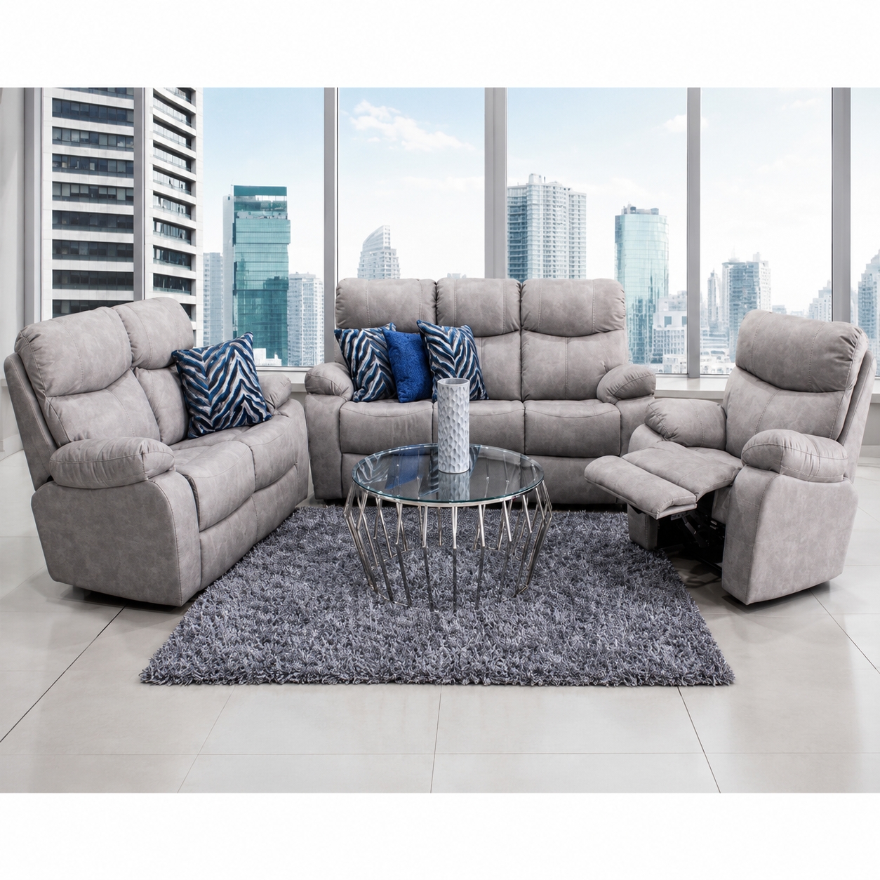 Grafton Everest Nevada - 3 action - Addo Grey - Furniture Vibe