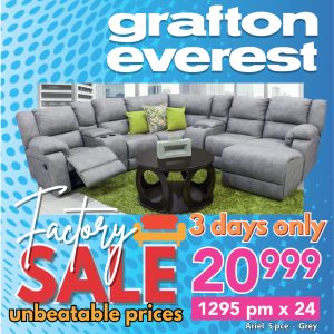 Grafton Everest Ariel - 5 pce -Addo Grey