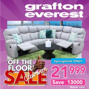Grafton Everest Nevada 4 piece Corner - 2 action - Addo Grey