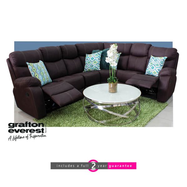 Grafton Everest Nevada 4 piece Corner - 2 action - Addo Grey - Image 2
