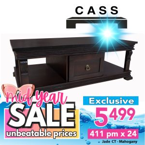 Jade Coffee Table - Mahogany