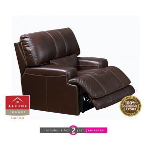 Madrid motorised recliner leather furniturevibe