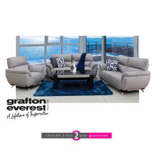 Grafton Everest sky fabric lounge suite furniturevibe