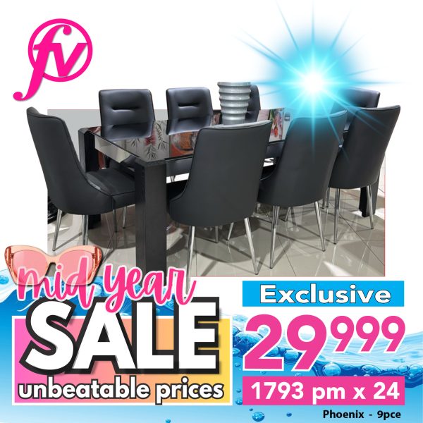 Phoenix Mirror Diningroom suite