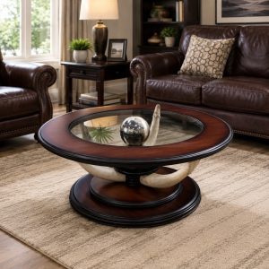 satao round coffee table