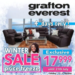 Grafton Everest Caledon 3:2:Recliner- Addo Brown