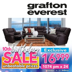 Grafton Everest Caledon 3:2:Recliner- Addo Brown