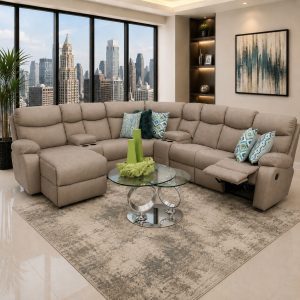 Grafton Everest Nevada 7 pce corner -  LHF - Taupe