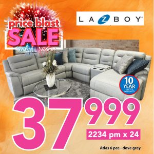 La-Z-Boy Atlas 6 pce corner - dove grey