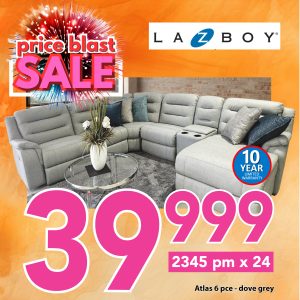 La-Z-Boy Atlas 6 pce corner - dove grey