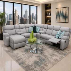 Grafton Everest Nevada 7 pce corner -  Addo grey