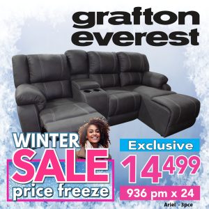 Grafton Everest Ariel - 3 pce - Asphalt
