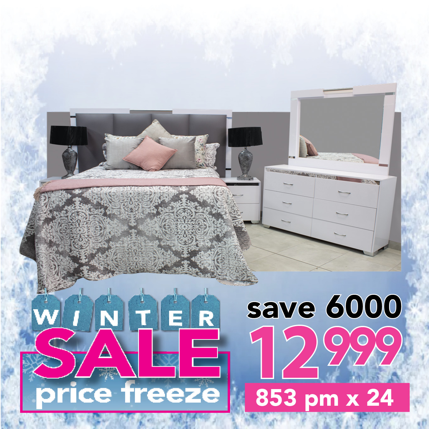 Francesca Bedroom Suite Furniture Vibe