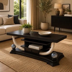 Tusker plasma stand - Mahogany