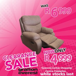 Nirvana Recliner - Addo Brown & Taupe