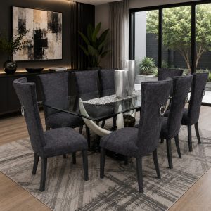 Satao Dining Room Table & Hathauda Chairs