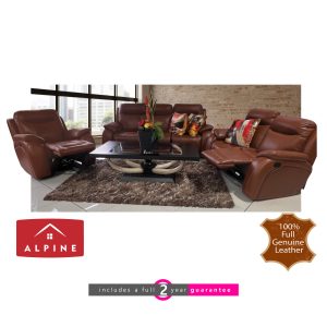 Alpine Cairo 5 action - Goucha Tan - Electric Recliner