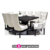 Magneta 2.1m table - 2 Octavia  chairs - 6 Knight chairs SD5016