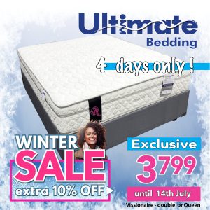 Ultimate Vissionaire - Base & Mattress - Dbl or Queen