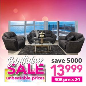 fabric lounge suite on sale
