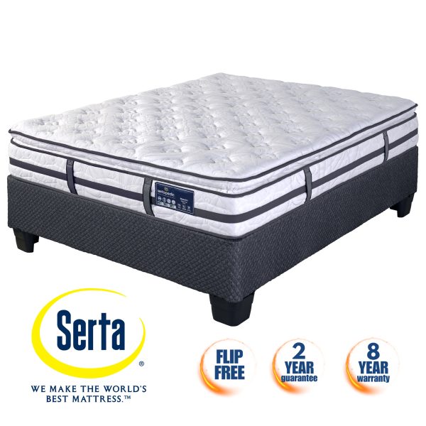 Sertapedic Maestro Firm Pillow Top - Base & Mattress