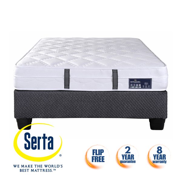 Sertapedic Merlin Firm Comfort Top - Base & Mattress - Image 2