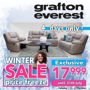 Grafton Everest Caledon 3:2:Recliner- Addo Taupe