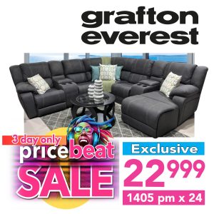 Grafton Everest Ariel - 5 pce -Addo Asphalt