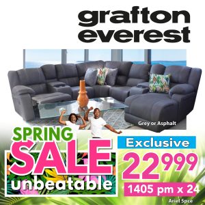 Grafton Everest Ariel - 5 pce - Addo Asphalt