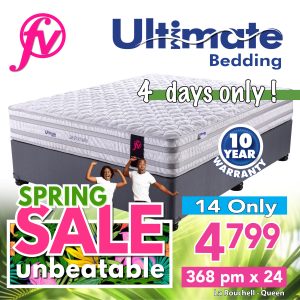 Ultimate La-Rouchelle - Base & Mattress - Queen
