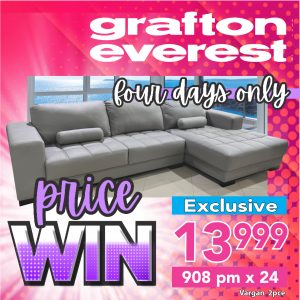 Vargan 2pce corner with chaise - RHF - Rock Slate
