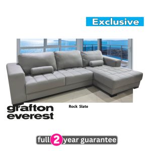 Vargan 2pce corner with chaise - RHF - Rock Slate