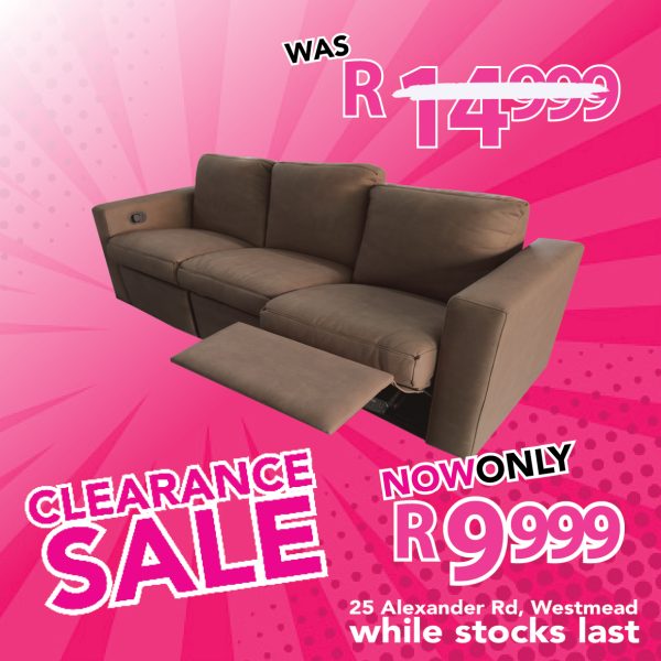 Kia - 3div Recliner - Choc