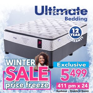 Ultimate Bordeaux - No Turn - Double or Queen Base & Mattress