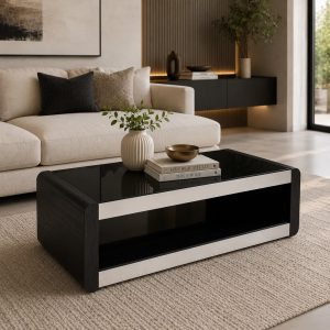 Phoenix coffee table - black