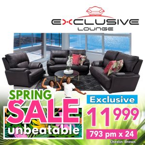 Chezlin lounge suite - Brown