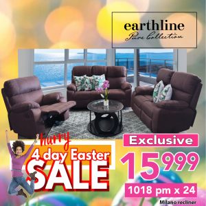 Milano 3:2:Recliner- Mocca