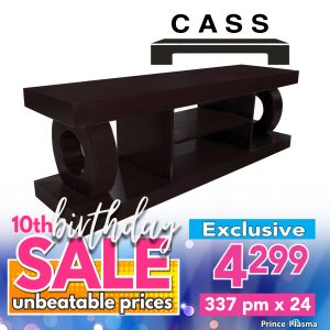 Prince Plasma Stand - Mahogany