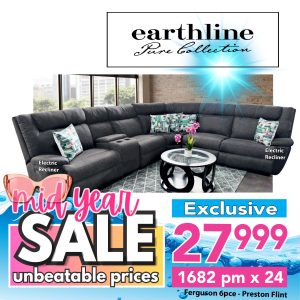 Furguson - 5 pce - electric recliners - Preston Flint