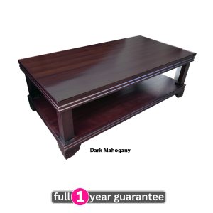 Geo Coffee Table - Dark Mahogany